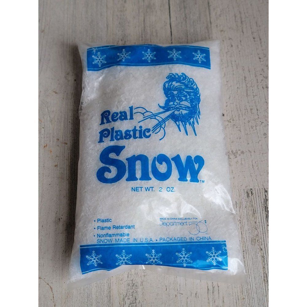 Department 56 2 oz real plastic‎ Snow Village accessory